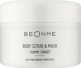 Körperpeeling-Maske - BeOnMe Body Scrub & Mask Yummy Sorbet — Bild N1