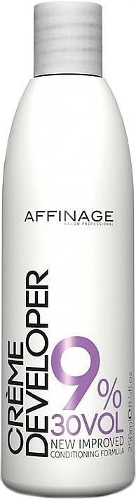 Oxidationscreme 9% - Affinage Salon Professional Creme Developer — Bild N1