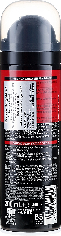 Rasierschaum - Intesa Shaving Foam Energy Power — Bild N2