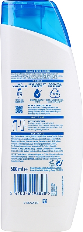 2in1 Anti-Schuppen Shampoo und Conditioner - Head & Shoulders 2in1Smooth & Silky — Bild N4
