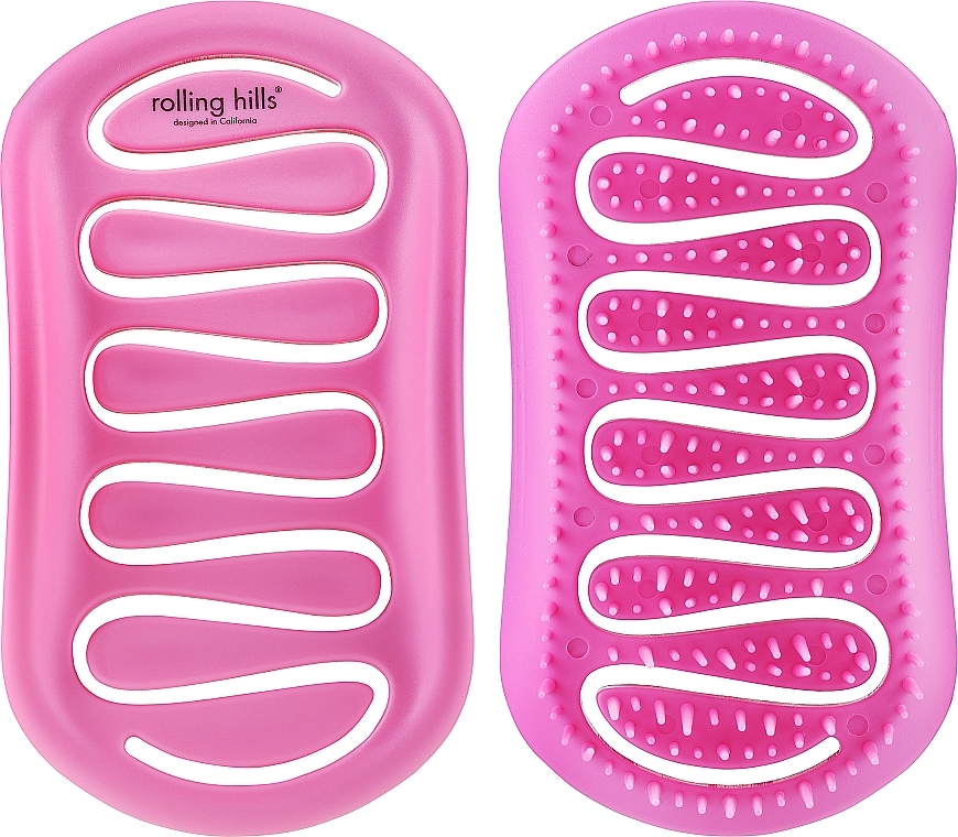 Kompakte Bürste für schnelles Trocknen der Haare rosa - Rolling Hills Compact Brush Maze — Bild N2