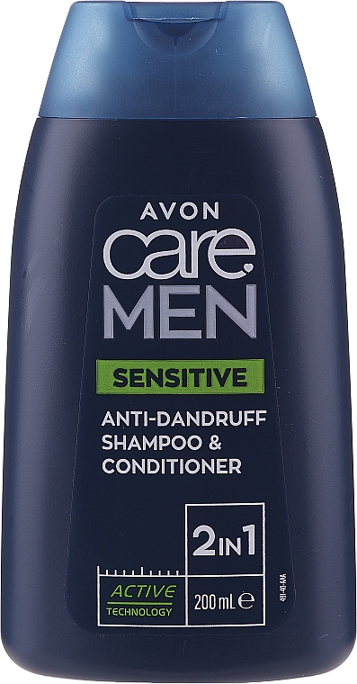 2in1 Anti-Schuppen Shampoo und Haarspülung für empfindliche Kopfhaut - Avon Care Men Sensitive 2-in-1 Anti Dandruff Shampoo & Conditioner — Bild N1