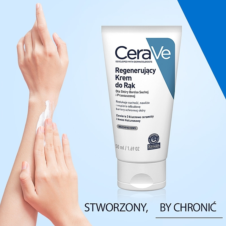 Regenerierende Handcreme mit 3 essentiellen Ceramiden - CeraVe Reparative Hand Cream — Bild N4