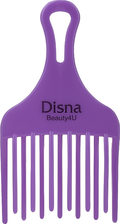 Kamm für Afro-Frisuren PE-401 18.2 cm violett - Disna Ahuecador Comb — Bild N1