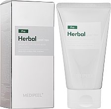 Düfte, Parfümerie und Kosmetik Beruhigende und entgiftende Peelingmaske für das Gesicht mit grünem Tee und Peptiden - Medi Peel Herbal Peel Tox