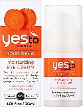 Pflegende und feuchtigkeitsspendende Augencreme - Yes To Carrots Moisturizing Eye Cream — Bild N2