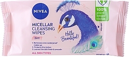 Düfte, Parfümerie und Kosmetik Mizellen-Make-up-Entferner-Tücher - NIVEA Biodegradable Micellar Cleansing Wipes 3 In 1 Peacock 