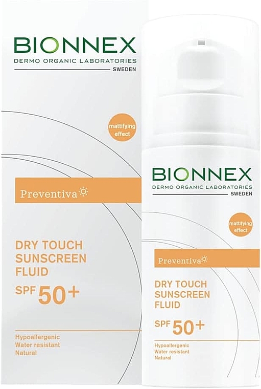 Sonnenschutzfluid - Bionnex Preventiva Dry Touch Sunscreen Fluid SPF50+ — Bild N1