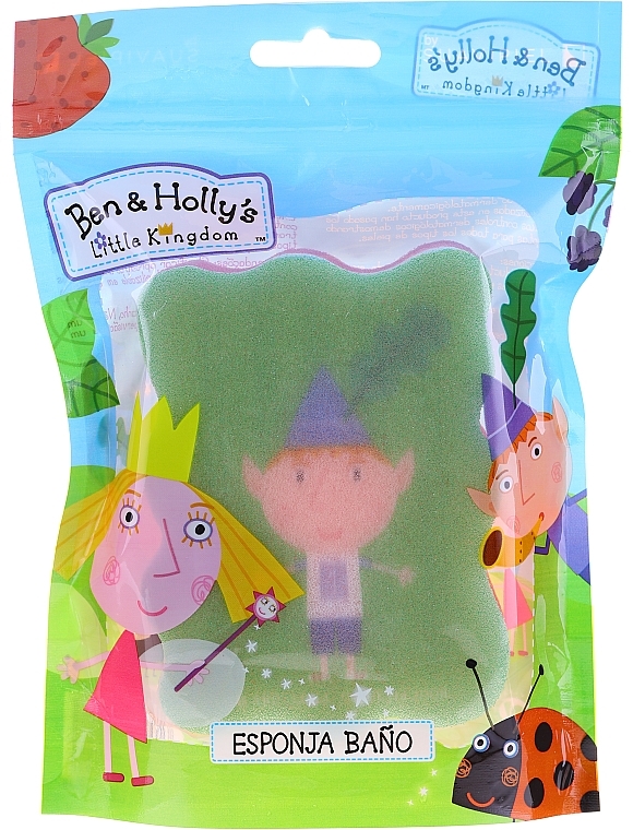 Kinder-Badeschwamm Ben & Holly Ben grün-rosa - Suavipiel Ben & Holly Bath Sponge — Bild N1