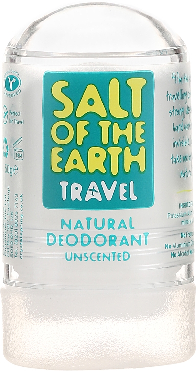 Kristall-Deostick - Salt of the Earth Crystal Travel Deodorant — Bild N1