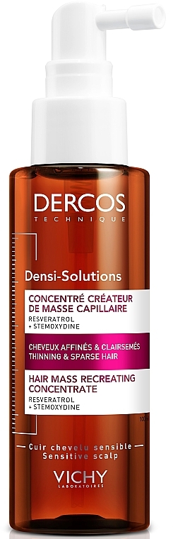 Stärkendes und pflegendes Haarkonzentrat für mehr Volumen und Fülle - Vichy Dercos Densi-Solution Hair Mass Creator Concentrated Care