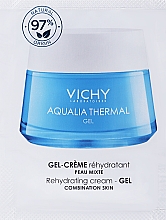 Tief feuchtigkeitsspendende Gel-Gesichtscreme für Mischhaut - Vichy Aqualia Thermal Rehydrating Cream Gel (Probe)  — Bild N1