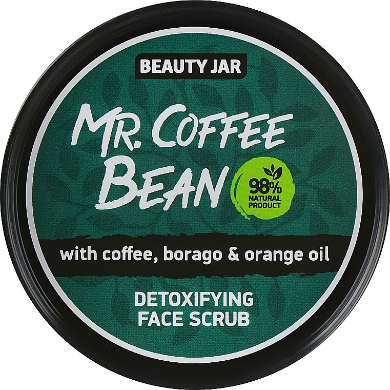 Detox Gesichtspeeling mit Kaffee, Borretsch und Orangeöl - Beauty Jar Detoxifying Face Scrub