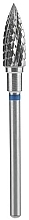 Hartmetall-Fräser Flame blau Durchmesser 5 mm Arbeitsteil 13,5 mm - Staleks Pro Expert  — Bild N1