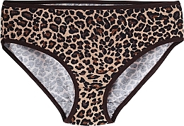 Düfte, Parfümerie und Kosmetik Bikini-Slip für Damen Figi braun mit Leopardenmuster - Moraj