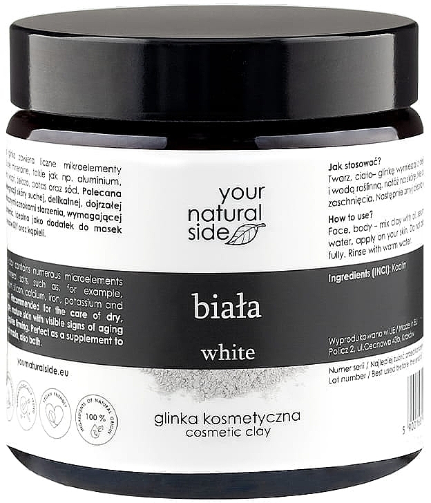 Ton Weiß - Your Natural Side Clays Glinka Biala — Bild N1