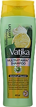 Erfrischendes Zitronenshampoo gegen Schuppen - Dabur Vatika Refreshing Lemon Shampoo — Bild N3