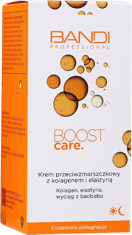 Anti-Falten Gesichtscreme mit Kollagen und Elastin - Bandi Professional Boost Care Anti-Wrinkle Cream With Collagen and Elastin — Bild N2