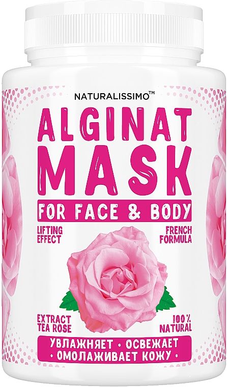 Alginatmaske mit Rose - Naturalissimo Tea Rose Alginat Mask — Bild N1