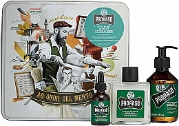 Düfte, Parfümerie und Kosmetik Bartpflegeset - Proraso Refreshing Gift Set (Bartshampoo 200ml + Bartbalsam 100ml + Bartöl 30ml)