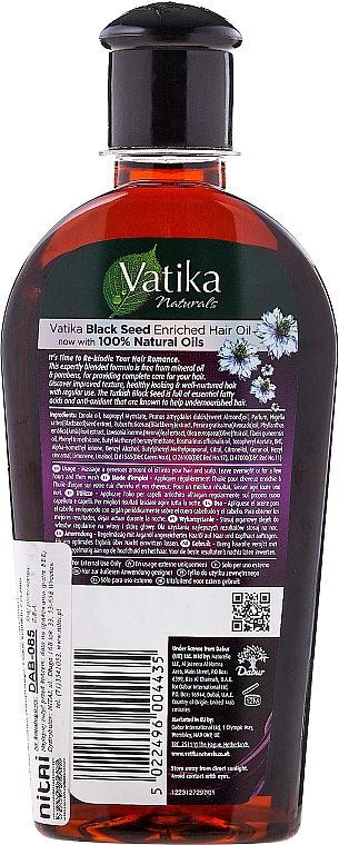 Haaröl - Dabur Vatika Black Seed Enriched Hair Oil — Foto N4