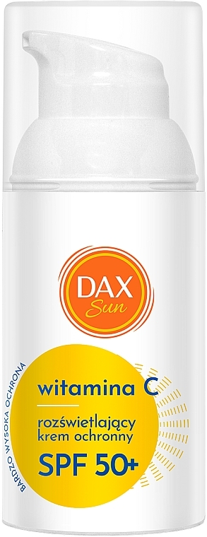 Aufhellende Schutzcreme mit Vitamin C SPF 50+ - Dax Sun Illuminating Protective Cream With Vitamin C SPF 50+  — Bild N1