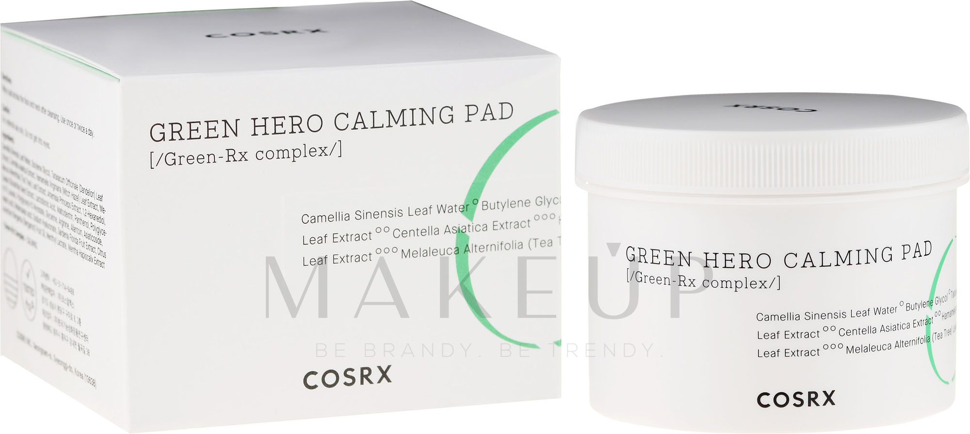 Beruhigende Gesichtspads 70 St. - Cosrx One Step Green Hero Calming Pad — Bild 70 St.