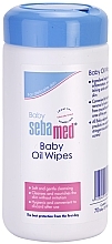 Sanfte und beruhigende Feuchttücher für Babys - Sebamed Baby Oil Wipes — Bild N1
