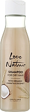 Düfte, Parfümerie und Kosmetik Pflegendes Shampoo für trockenes Haar mit Weizen und Kokosnuss - Oriflame Love Nature Dry Hair Shampoo