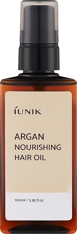 Pflegendes Arganöl für das Haar - IUNIK Argan Nourishing Hair Oil — Bild N1