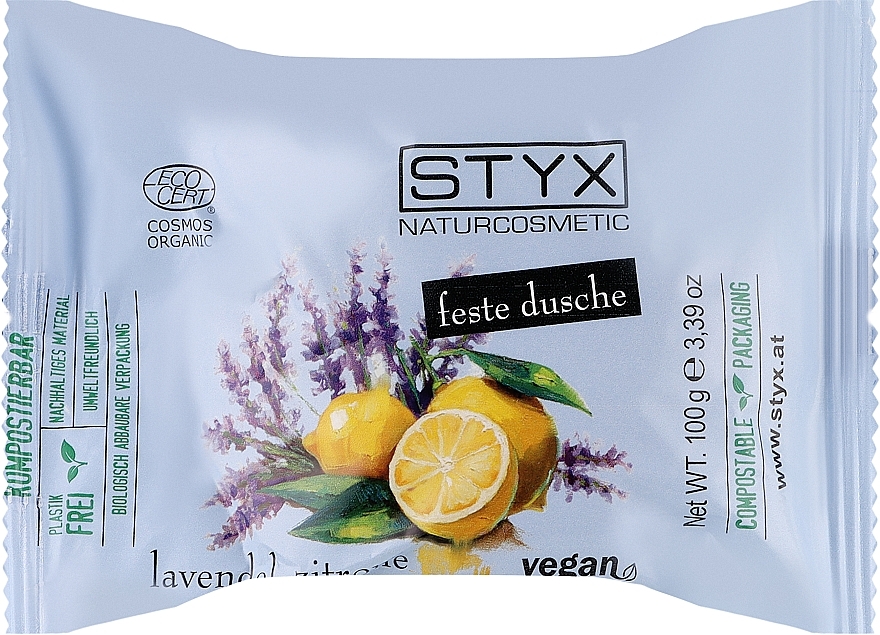 Feste Duschseife mit Lavendel und Zitrone - Styx Naturcosmetic Lavender-Lemon Solid Shower — Bild N1