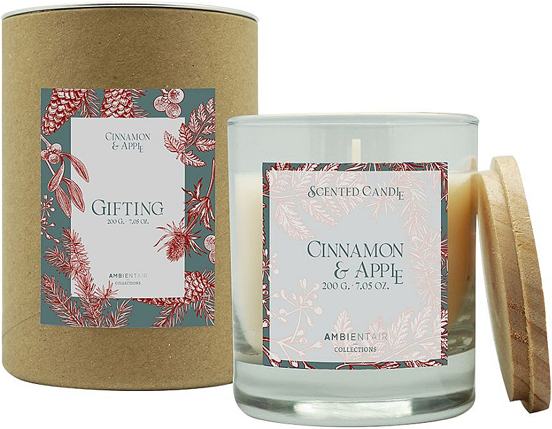 Duftkerze Cinnamon & Apple - Ambientair Gifting Scented Candle — Bild N1