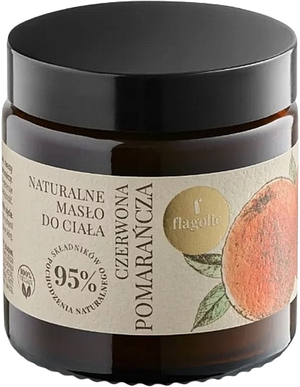 Natürliches Körperöl - Flagolie Natural Red Orange Body Butter — Bild N1