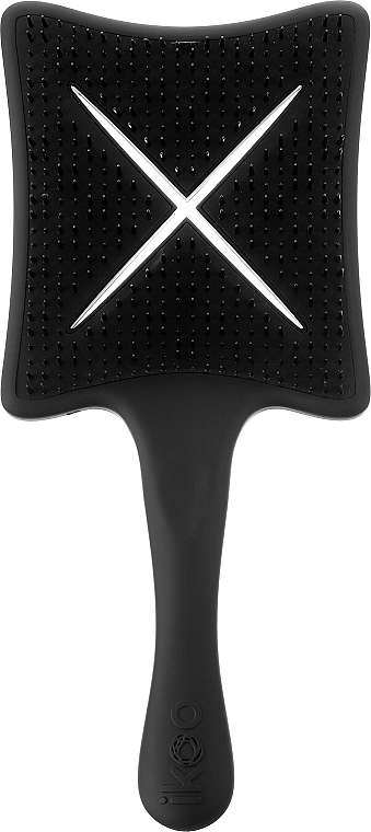 Detangler-Haarbürste Classic Beluga Black - Ikoo Paddle X Classic Beluga Black — Bild N1