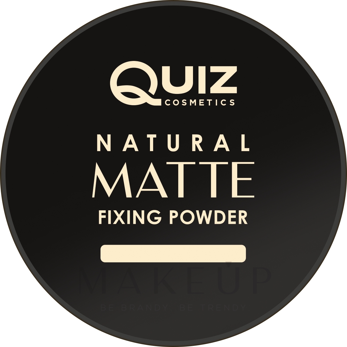 Fixierpuder für Make-up - Quiz Cosmetics Natural Matte Fixing Powder — Bild 5 g