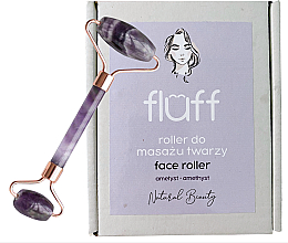 Düfte, Parfümerie und Kosmetik Massageroller für das Gesicht aus Amethyst - Fluff Face Roller Ametyst