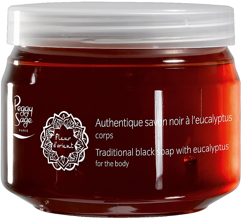 Seife mit Eukalyptus für den Körper - Peggy Sage Fleur D'Oranger Traditional Black Soap With Eucalyptus For The Body — Bild N1