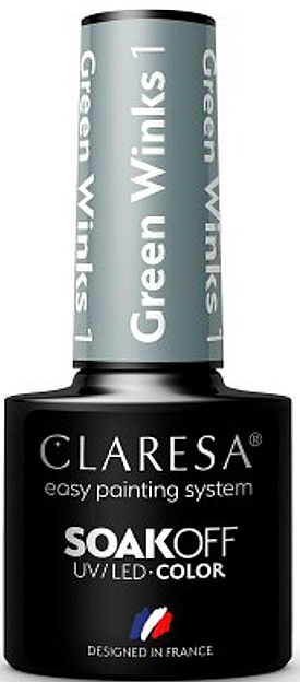 Gellack für Nägel - Claresa Green Winks Soak Off UV/LED Color — Bild N1