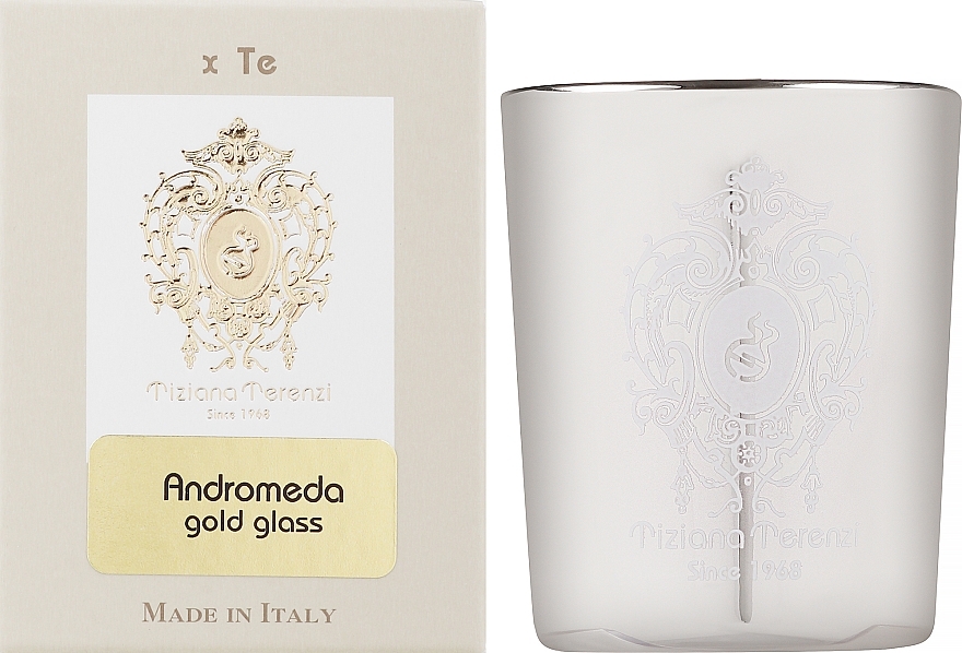 Tiziana Terenzi Andromeda Scented Candle Gold Glass - Duftkerze im Goldglas — Bild N2