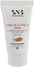 Nagel- und Nagelhautcreme - SNB Professional Nails And Cuticle Cream  — Bild N1
