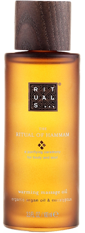 Massageöl mit Bio-Arganöl und Eukalyptus - Rituals The Ritual of Hammam Massage Oil — Bild N1