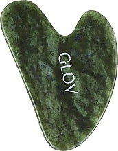 Düfte, Parfümerie und Kosmetik Gua Sha Gesichtsmassage-Platte aus grüner Jade - Glov Green Jade Gua Sha Stone