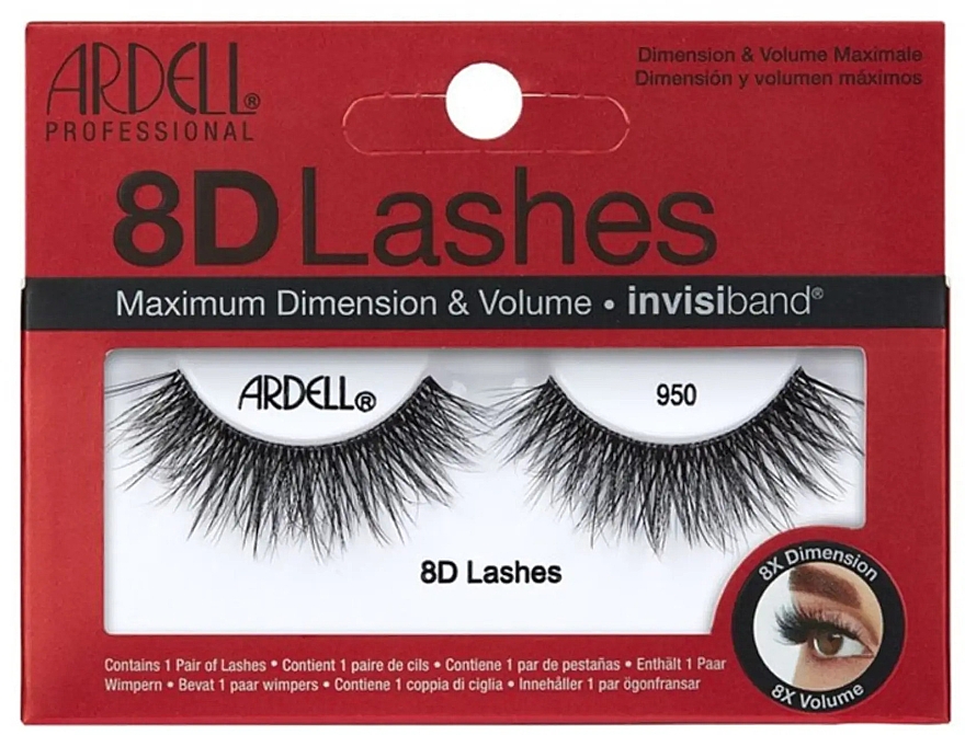 Künstliche Wimpern - Ardell 8D Lashes 950 — Bild N1