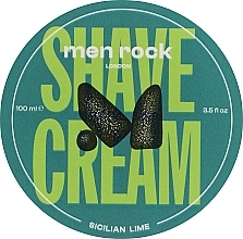 Rasiergel - Men Rock London Sicilian Lime Shave Cream — Bild N1