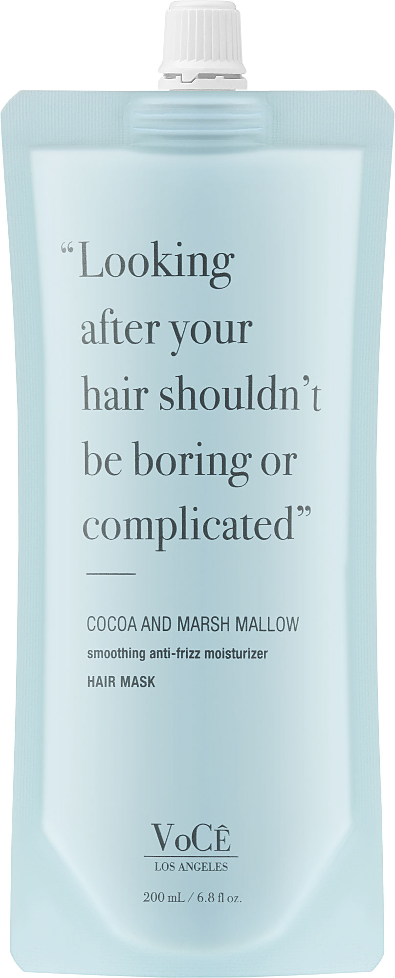 Glättende Haarmaske - VoCê Cocoa and Marsh Mallow Smoothing Anti-Frizz Hair Mask — Bild 200 ml