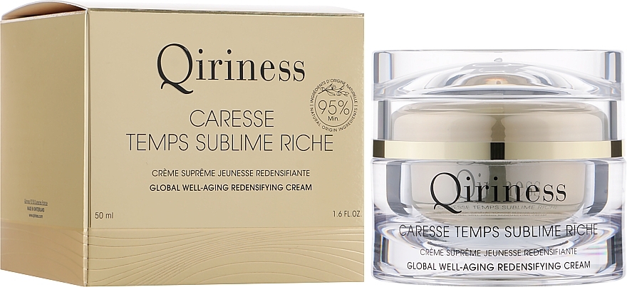 Anti-Aging- und revitalisierende Creme - Qiriness Caresse Temps Sublime Riche Global Well-Aging Redensifying Cream — Bild N2