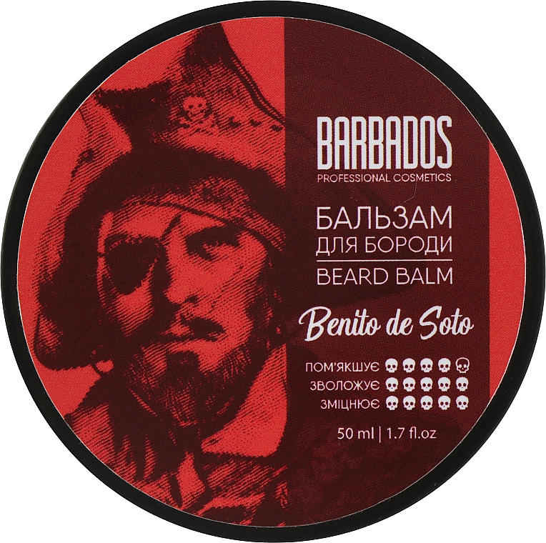 Bartbalsam - Barbados Pirates Beard Balm Benito De Soto — Bild N1