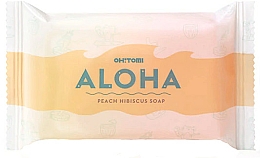 Düfte, Parfümerie und Kosmetik Handgemachte Naturseife mit Pfirsich und Hibiskus - Oh!Tomi Aloha Peach Hibiscus Soap