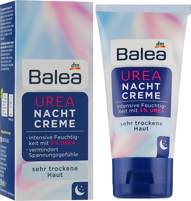 Nachtcreme für das Gesicht mit kosmetischem Harnstoff - Balea Night Cream Urea — Bild N1