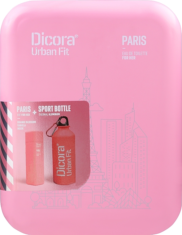 Dicora Urban Fit Paris - Duftset (Eau de Toilette 100ml + Flasche 500ml)  — Bild N1